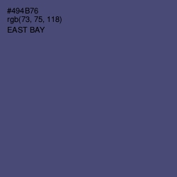#494B76 - East Bay Color Image